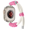 thumbnail image 5 of for Apple Watch 38/40/41/42mm(Series11 10) Band – Woven Umbrella Rope Wristwatch Band, Adjustable Breathable Slim Braided Watch Strap for iWatch Series 11 10 9 8 7 6 5 4 3 2 1 SE3/2/1, E, 5 of 7