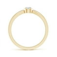 thumbnail image 2 of ANGARA Lab Grown Tapered Diamond Promise Ring for Women in 14K Yellow Gold (Size-3.4mm| Color-F-G| Clarity-VS) | April Birthstone, Anniversary, Jewelry Gift for Women | Lab-Grown Diamond Ring, 2 of 4