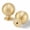 2-Pack, variant on 10-Pack Solid Brass Cabinet Knobs, Round Ball Gold Knobs for Dresser Drawer, 1.1-Inch Diameter, Sphere Cabinet Pulls, Brushed Brass Finish