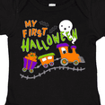 thumbnail image 4 of Inktastic My First Halloween Train with Pumpkins, Bats, Cat,and Ghost Boys or Girls Baby Bodysuit, 4 of 5