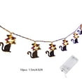 thumbnail image 3 of Halloween String Lights Decorations, 5FT 10 LED Halloween Lights, Cute Pumpkin Spider Black Cat Lights for Party Indoor Outdoor Home Decor, 3 of 5
