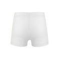 thumbnail image 2 of Oyolan Kids Girls' Ballet Dance Shorts Workout Yoga Shorts Gymnastics Tumbling Shorts Athletic Shorts White 12, 2 of 6