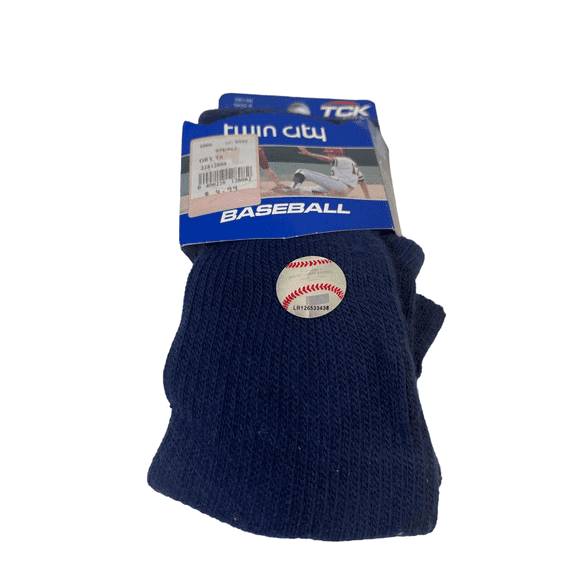 Twin City Knitting Socks Men's Athletic Tube Sock, Navy