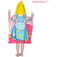 thumbnail image 2 of Princess Hooded Towels for Kids - Soft Microfiber Poncho for Toddlers, Quick Dry Swim Cover-up for Boys & Girls Ages 1-6, Lightweight Pool Towel, 2 of 4