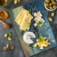 thumbnail image 5 of Airplane Cutting Board, Peacekeepers Mission Jet up International Flight Picture Aviation Theme Image, Decorative Tempered Glass Cutting and Serving Board, Large Size, Blue Grey, by Ambesonne, 5 of 5
