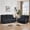 Black, variant on Korser Oversized Swivel Rocker Recliner Chair with Massage and Heating for Living Room,Beige