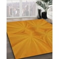 thumbnail image 3 of Ahgly Company Machine Washable Indoor Square Transitional Neon Orange Area Rugs, 5' Square, 3 of 7
