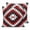 Red, variant on 18x18 Pillow Covers Set of 2, Blue Aztec Throw Pillow Covers Decorative Couch Cushion Case, Black White Southwest Vintage Abstract Geometric Microfiber Square Pillowcases for Bedroom Car Living Room