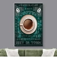 thumbnail image 2 of wall26 Canvas Wall Art - Vintage Poster Style Cup of Coffee Art - Giclee Print Gallery Wrap Modern Home Art Ready to Hang - 16x24 inches, 2 of 5