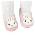 thumbnail image 3 of AnuirheiH Newborn Baby Girls Cartoon Bunny Pattern Shoes Soft First Walking Shoes, 3 of 9