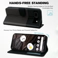 thumbnail image 3 of ELEHOLD Flip Wallet Case for Google Pixel 7A, Cute Pattern PU Leather Case with Magnetic Clasp Credit Card Slot Stand Lanyard Shockproof Full Body Protection Cover, F, 3 of 7