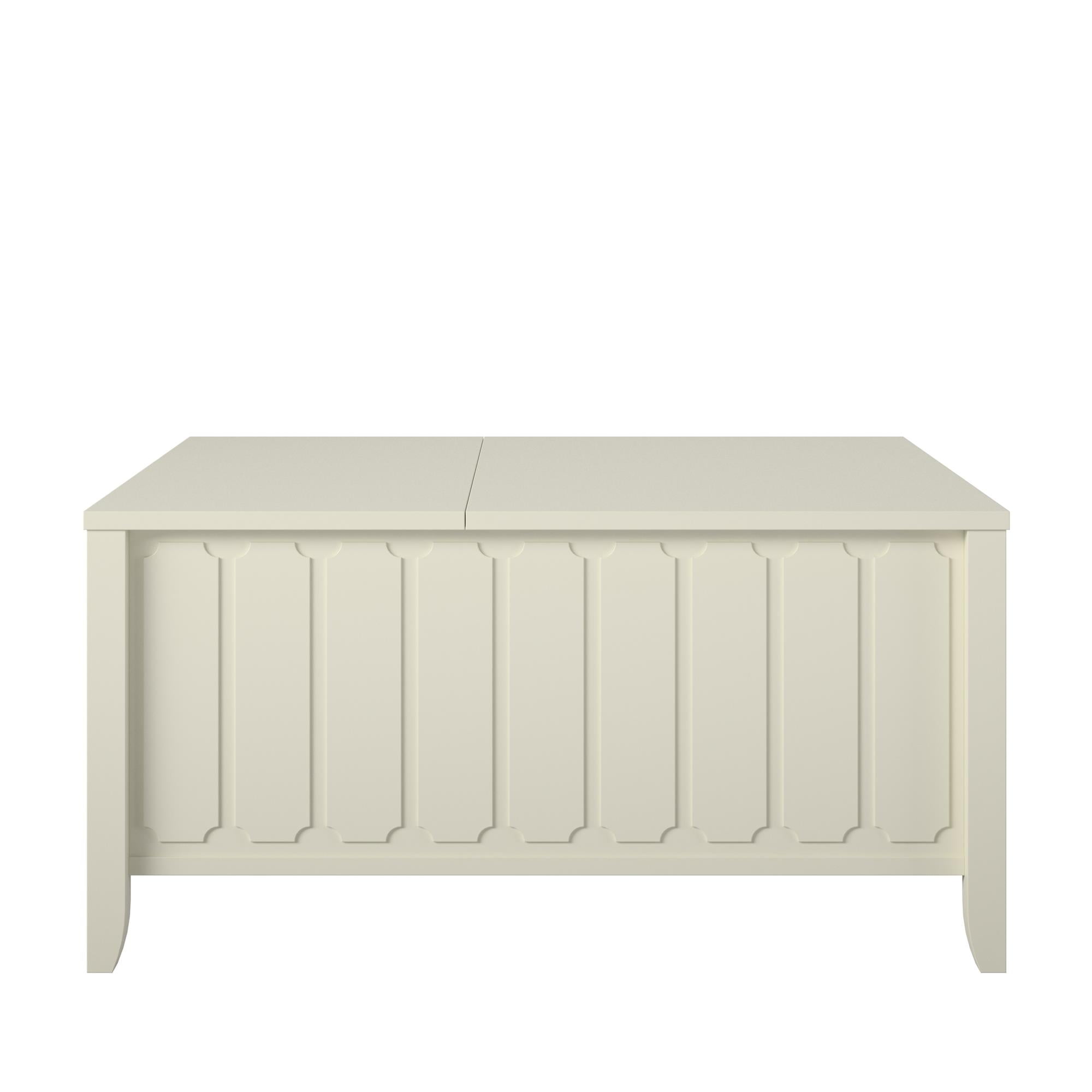 Novogratz Her Majesty Lift Top Coffee Table, White