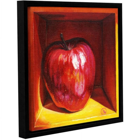 ArtWall Paige Wallis "Red Delicious" Gallery-wrapped Floater-framed Canvas