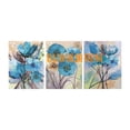 thumbnail image 3 of Cuadros Decorativos Punto de cruz azul Estampado de tríptico floral Bordado completo Algodón 11CT 3 hebras Wdftyju embutido en tela, 3 of 9