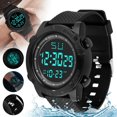 thumbnail image 1 of HLONK Digital Sports Watch Waterproof Military Tactical Led Backlight Wristwatch Men, 1 of 9