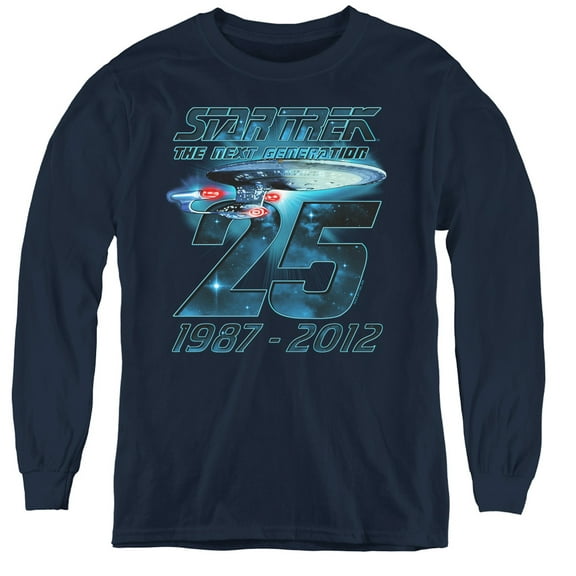 Star Trek - Enterprise 25 - Youth Long Sleeve Shirt - Medium