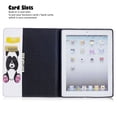 thumbnail image 3 of iPad 2 3 4 Case, Allytech Lightweight Stand Cover Wallet Case with Card/Cash Slots for 9.7 inch Apple iPad 2, iPad 3 & iPad 4th Generation with Retina Display, Shy Panda, 3 of 6