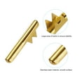 thumbnail image 3 of Uxcell Elastic Cord Crimp Ends, Copper Elastic Barbed Cord Fastener for Binding Hanging DIY, Gold 100 Pcs, 3 of 7