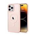 thumbnail image 1 of HAYAN Case for iPhone 14 Pro Max Case Magnetic Translucent Matte Phone Cases 6.7" [Compatible with MagSafe] Thin Slim Fit Shockproof Bumper Hard Protective Cover for Women Men Girls, Frosted Pink, 1 of 1