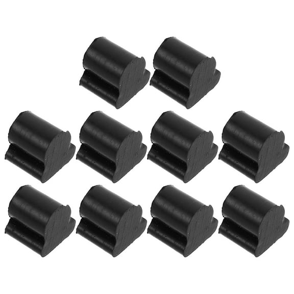 Raindrops 10 Pcs Rubber Rotary Valve Buffering Stop French Horn Valve Rubber Buffer Pads Wind Instrument Accessory For Euphonium Tuba French Horn