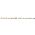 thumbnail image 4 of Gem Stone King 18K Yellow Gold Plated Silver Heart Shape Moissanite Mercury Mist Mystic Topaz and White Lab Grown Diamond Greek Vine Flower Tennis Bracelet for Women (5.34 Cttw, 7.5 inch), 4 of 4