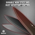 thumbnail image 5 of NULAS Knife Set, 14Piece Knife Sets for Kitchen with Block, Dishwasher Safe, Built in Sharpener Block, Glossy Black, 5 of 7