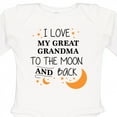 thumbnail image 4 of Inktastic I Love My Great Grandma to the Moon and Back Boys or Girls Long Sleeve Baby Bodysuit, 4 of 5