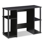 Bowery Hill Engineered Wood Compact Computer Study Desk in Espresso