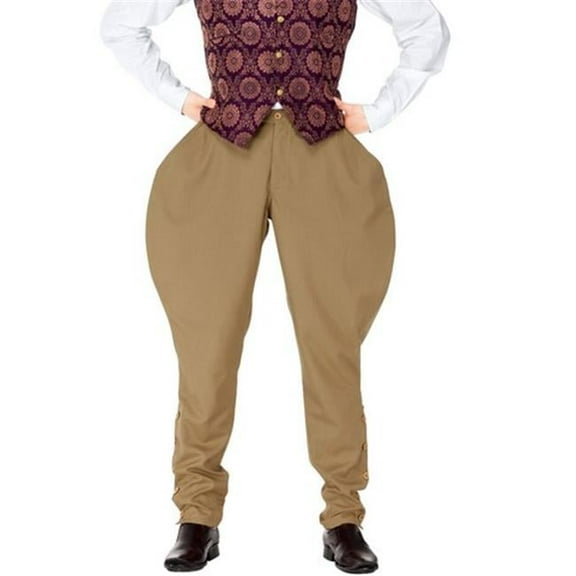 The Pirate Dressing C1415 Admiral Bartholomew Pants- Khaki - Small