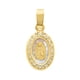 thumbnail image 1 of Medalla Virgen Guadalupe Oval Mini Oro 14K Horoz V12 W1006, 1 of 4