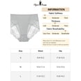 thumbnail image 7 of INSPIRE CHIC Women's Plus Size Mid-Rise Lace Trim Casual Underwear, 7 of 7