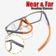 thumbnail image 3 of Gafas de lectura multifocales TR90 para hombre y mujer, anteojos deportivos ultraligeros, con luz azul, progresivas, cerca de lejos, 3 of 4