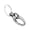 3, variant on Stylish Dragon Head Key Holder Accessory Craft from Sturdy Stainless Steel Materials for Convenient Waist Carrying