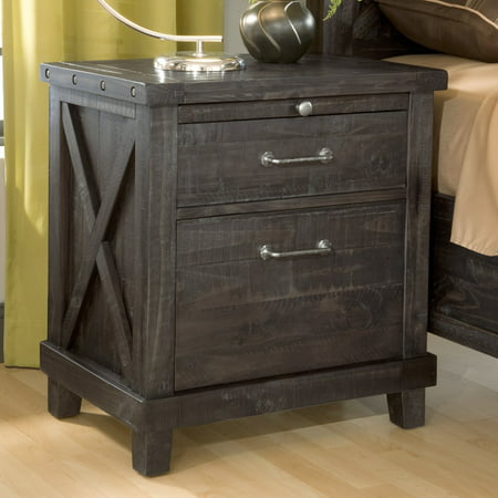 Modus Furniture International Yosemite Solid Wood Nightstand - (Best Solid Wood Furniture Manufacturers)