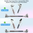 thumbnail image 2 of Controller Handle Attachments for Oculus Quest 3S/3/2 VR Accessories, Long Stick and Dual Handle Extension Grips Compatible with Meta Quest for Gorilla Tag Beat Saber Golf Club Baseball Multiple Game, 2 of 10
