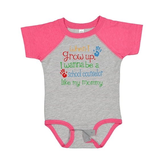 Inktastic School Counselor Like Mommy Boys or Girls Baby Bodysuit