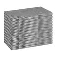 thumbnail image 2 of Native Fab Reusable Houndstooth Cloth Napkin 16x16 Cotton Set of 12 - Gray, 2 of 10