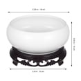 thumbnail image 2 of CIMAXIC Hydroponic Ceramic Planter White 1 Set 6.3X6.3X3.1In, 2 of 8
