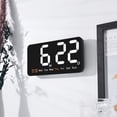 thumbnail image 3 of kurtrusly Dual Alarm Clock With Intelligent Sound Activation Backlight And Date Display 1. Large Number Style 1, 3 of 6