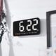 thumbnail image 4 of Billuyoard Reloj de pared LED con alarma dual, brillo ajustable y reloj despertador con visualización de fecha controlada por voz Decoración del hogar Estilo 2, 4 of 6
