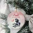 thumbnail image 3 of Every Fart is Love Note Great Dane Guilty Face Happy Valentine's Ceramic Round Ornament Danes Dog Lover Gifts Home Tree Decor - 01016, 3 of 5