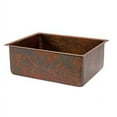 thumbnail image 2 of Premier Copper Products Ksp3_Ksdb25199 25" Undermount Single Basin Copper Kitchen Sink -, 2 of 7