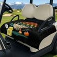 thumbnail image 3 of Xixirimido Quilted Golf Cart Seat Blanket Universal Heavy Duty Golf Cart Seat Cover Towel for EZGO Yamaha Club Car & More 2-Seater Carts Foldable Seat Covers, I Am Love to Golf 2, 3 of 8