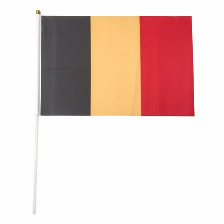 Belgium 12-Pack 4x6 Inch Hand Waving Desk Flags (Best Of Belgium 12 Pack)