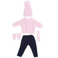 thumbnail image 2 of Atuendo para muñeca bebé, ropa para muñeca, suéter, pantalones, accesorios para muñeca, sombrero para muñeca de niña, elaborado con cuidado, 2 of 14