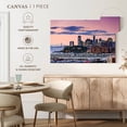 thumbnail image 4 of Elephant Stock Jersey City Skyline Wall Art - Horizontal Canvas Wall Art - Living Room Wall Decor - Places Canvas - Blue And Gray Decor - 12" x 8", 4 of 4