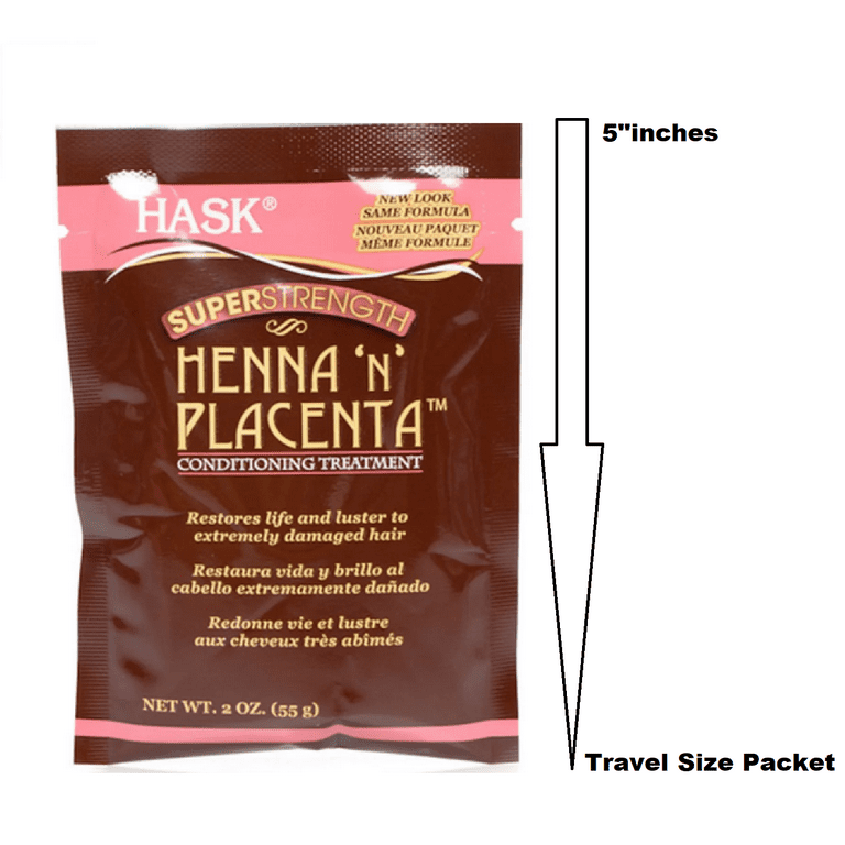 Hask Placenta Henna N Placenta Conditioning Treatment Super 2 oz