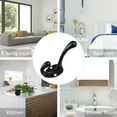 thumbnail image 6 of OATIPHO 1Set Wall Storage Hook Vintage Alloy Black Wall Mounted Hook for Home Use, 6 of 6