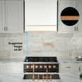 thumbnail image 7 of Akicon Range Hood 36 Inch, Ultra Quite Stainless Steel Ducted Kitchen Hood, Wall Mount Square Vent Hood with LED Light and Dishwasher-Safe Filters, 3 Speeds, 600 CFM (AK-HS36HB-SWC), 7 of 7