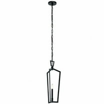 43497BK Kichler Lighting Abbotswell - 1 Light Pendant - with Traditional inspirations - 23.5 inches tall by 9.5 inches wide-Black Finish